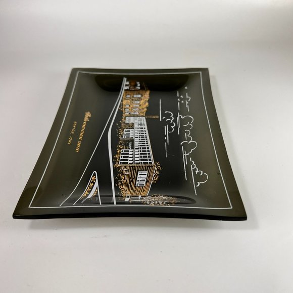 Vtg Newton Manufacturing Company Tempered Glass Tip Trinket Dish Catch All - Picture 10 of 10